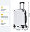 Pathsail® Handbagage Koffer - 40L - Lichtgewicht Trolley met TSA slot & 360° Spinner wielen - Wit