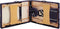 vidaXL - Massagetafel - inklapbaar - 3 - zones - hout - paars