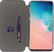 Hoesje Geschikt voor Samsung Galaxy S10 Hoesje Met Pasjeshouder - Slim Folio Bookcase - Zwart