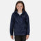Regatta - Kids Pack It III Opvouwbaar Kinder Regenjack - Donker Blauw - Maat 140