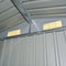 vidaXL - Tuinberging - 204x132x186 - cm - staal - antraciet