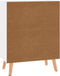 vidaXL - Dressoir - 60x30x72 - cm - bewerkt - hout - wit - en - sonoma - eikenkleurig