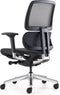 BENS 839DCR-Synchro-3 - Luxe Ergonomische Bureaustoel - Zwevende Zitting - Gepolijst Aluminium Voete