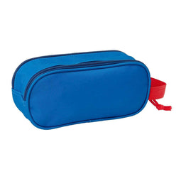 Superman Alleshouder - 2 Compartimenten - Blauw 21 x 8 x 6 cm