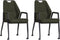 MX Sofa Stoel Axa met wielen - Moss - set van 2 stuks
