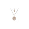 Amen Dames Ketting 925 sterling zilveren 27 Zirconia One Size 88160037