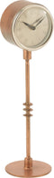 J-Line klok op voet - metaal - koper - large - 40 cm