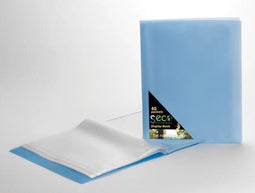 Seco showalbum - A4 - blauw - 40 tassen - 50 micron - milieuvriendelijk - SE-DB40-BU