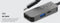 Linq LQ48000 - 3in1 USB C/HDMI Hub - 4K/60Hz HDMI en 100W Power Delivery - Grijs