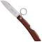 Robert Herder IBEX 80 – Zakmes – Carbonstaal – Pruimenhout handvat – Ratchet-Lock
