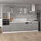 vidaXL - Hangkast - Lyon - 40x31x60 - cm - bewerkt - hout - betongrijs