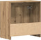 vidaXL - Wastafelkast - 60x33x60 - cm - bewerkt - hout - artisanaal - eikenkleurig