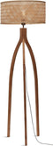 GOOD&MOJO Vloerlamp Java - Bamboe - 50x50x145cm - Driepoot - - Staande lampen voor Woonkamer - Slaapkamer