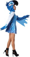 dressforfun - Geestige paradijsvogel - Verkleedkostuum S - Blauwtinten