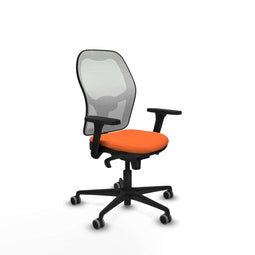 Piqueras y Crespo 3D036G0 - Bureaustoel - Verstelbare hoogte met armleuning - Oranje