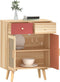 vidaXL - Dressoir - met - lades - 60x30x75,5 - cm - bewerkt - hout