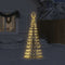 vidaXL - LED-kerstboom - 200 - LEDs - warm - wit - 182 - cm