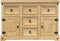 vidaXL - Dressoir - Corona - 112x40x75 - cm - massief - grenenhout