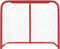 vidaXL - Hockeydoel - 183x71x122 - cm - polyester - rood - en - wit