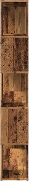 vidaXL - Boekenkast/kamerscherm - 100x24x155 - cm - oud - houtkleurig