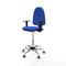 Piqueras y Crespo B1D05RT - Bureaustoel - Hoogteverstelbaar met armleuning - Blauw