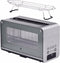 WMF Lono 414140011 - Glazen Broodrooster - 7 bruiningsniveaus - Zilver