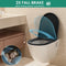ANYCEE MAX - Toiletbril D-vorm - Softclose tot 150 kg - Zwart
