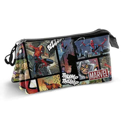 Pennenetui met 3 vakken Spider-Man 23 x 8 x 11 cm