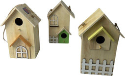 Synx Tools 3 stuks Vogelvoederhuisje Hout - Vogelhuisje set van 3 - Nestkastpakket - Vogelhuisje - Vogelartikelen - Vogels - Vogels accessoires - Vogelhuis