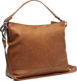 Leren Schoudertas Cognac Amelia