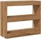 vidaXL - Boekenkast/kamerscherm - 80x30x72 - cm - artisanaal - eikenkleur