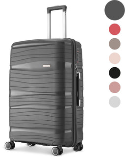 SKYCASES Travel One - 24-inch Medium Reiskoffer - Lichtgewicht Waterdicht Cijferslot - Antraciet