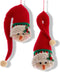 Kurt s. Adler - 10 inch Fabric Snowman Head Orn 2/Asstd Polyester 2...