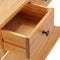 vidaXL - Wandtafel - 110x35x75 - cm - massief - eikenhout