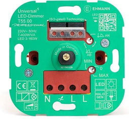 230V LED Dimmer Universeel inbouw T55