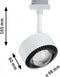 230V-railsysteem lamp Paulmann 95395 N/A Vermogen: 8 W Warmwit N/A