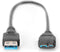 Digitus AK-300117-003-S - USB-kabel USB 3.2 Gen1 - Datatransmissie tot 5 Gb/s - Zwart