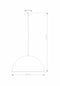 Globo Xirena I - hanglamp - Ø 41 cm - bruin metaal - E27 - 58307H