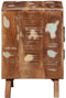 vidaXL - Nachtkastje - 40x32x46 - cm - massief - gerecycled - hout