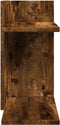 Bureau organiser 42x21,5x42 cm bewerkt hout gerookt eikenkleur