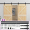 vidaXL - Schuifdeur - met - beslag - 80x210 - cm - massief - grenenhout