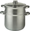 Kadirelli Couscouspan met Deksel - Stoompan - 3-Delig - Ø22 cm - 6L - RVS