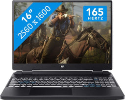 Acer Predator Helios 16 - Gaming Laptop - Intel Core i9 - NVIDIA GeForce RTX 4070 - 32 GB RAM - 1 TB SSD - Zwart