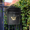 Brievenbus Wand Hangend - Maxorit Husy - Postbus Mailbox - Wandbrievenbus - RVS - Zwart