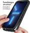 iMoshion Hoesje Geschikt voor iPhone 14 Plus Hoesje - iMoshion 360° Full Protective Case - Zwart / Transparant