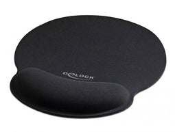 Delock 12559 - Muismat - Polssteun - Zwart