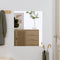 vidaXL - Wandspiegel - 50x60 - cm - rechthoekig - glas