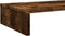 vidaXL - Monitorstandaard - 100x27x10 - cm - bewerkt - hout - gerookt - eikenkleurig