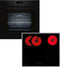 NEFF BTX46PB0 - Inbouw-Oven + Inbouw-Kookplaat Set - Pyrolyse-zelfreiniging en PowerBoost - RVS/zwart