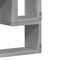 vidaXL - Wandschap - 96x12x64 - cm - bewerkt - hout - betongrijs